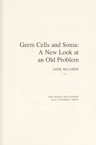 Cover of Germ Cells and Soma