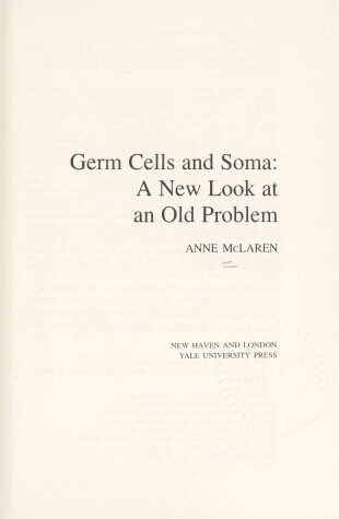 Book cover for Germ Cells and Soma
