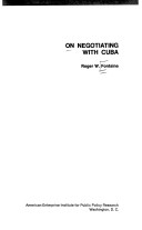 Book cover for On Negotiating with Cuba