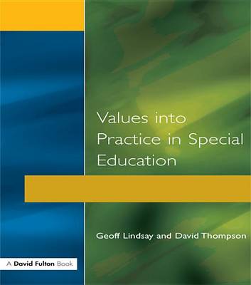 Book cover for Values into Practice in Special Education