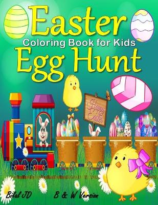 Book cover for Easter Egg Hunt Coloring Book