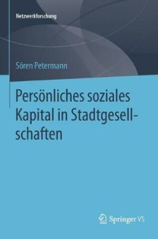 Cover of Persönliches soziales Kapital in Stadtgesellschaften