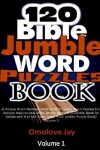 Book cover for 120 Bible Jumble Word Puzzle Book