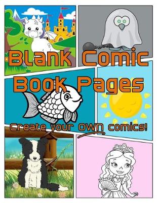 Book cover for Blank Comic Book Pages