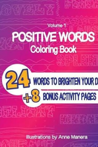 Cover of Positive Words Coloring Book