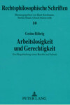 Book cover for Arbeitslosigkeit Und Gerechtigkeit