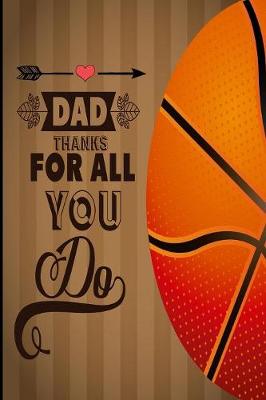 Book cover for dad thanks for all you do