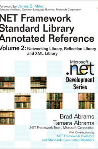 Cover of .NET Framework Standard Library Annotated Reference, Volume 2