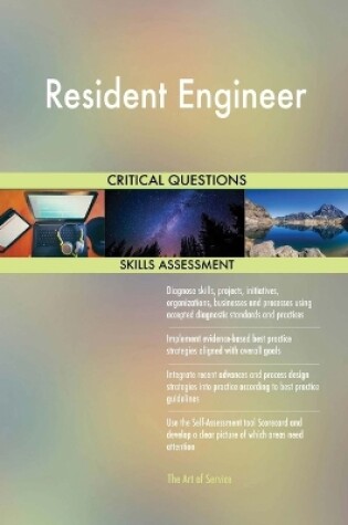 Cover of Resident Engineer Critical Questions Skills Assessment