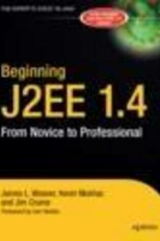 Cover of Beginning J2EE 1.4