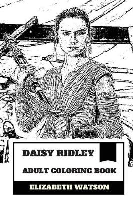 Book cover for Daisy Ridley Adult Coloring Book