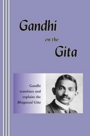 Cover of Gandhi on the Gita