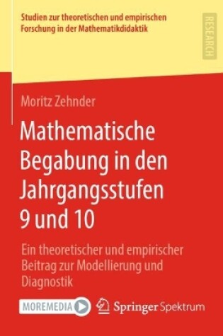 Cover of Mathematische Begabung in den Jahrgangsstufen 9 und 10