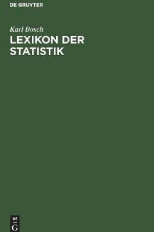 Cover of Lexikon der Statistik