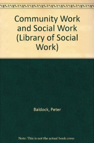 Cover of Community Work and Social Work