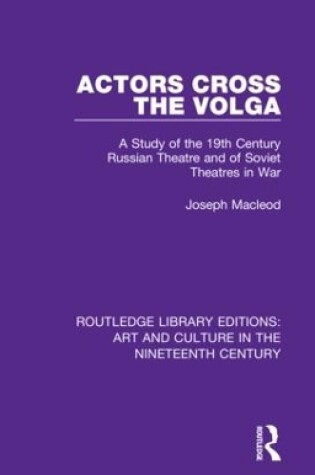 Cover of Actors Cross the Volga