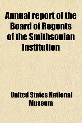 Book cover for Report of the Board of Regents (Volume 1886-1887 PT.1)