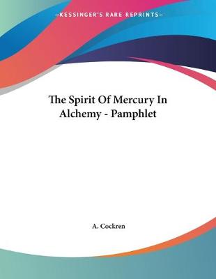 Book cover for The Spirit Of Mercury In Alchemy - Pamphlet