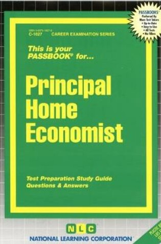 Cover of Principal Home Economist