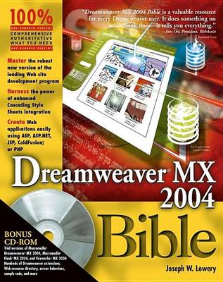 Book cover for Dreamweaver MX 2004 Bible