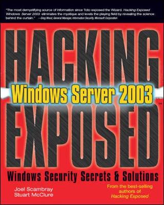 Book cover for HACKING EXPOSED WINDOWS(R) SERVER 2003