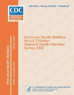 Book cover for Vital and Health Statistics Series 10, Number 221