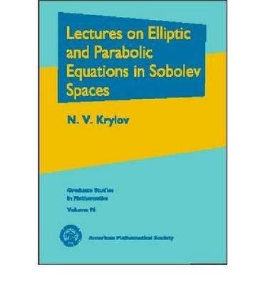 Book cover for Lectures on Elliptic and Parabolic Equations in Sobolev Spaces