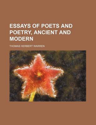 Book cover for Essays of Poets and Poetry, Ancient and Modern