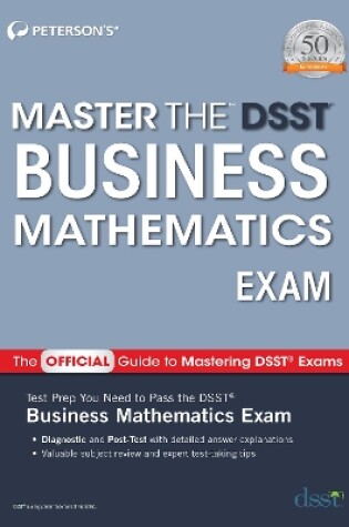 Cover of Master the DSST Business Mathematics Exam