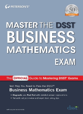Book cover for Master the DSST Business Mathematics Exam