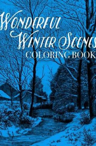 Cover of Wonderful Winter Scenes Coloring Book