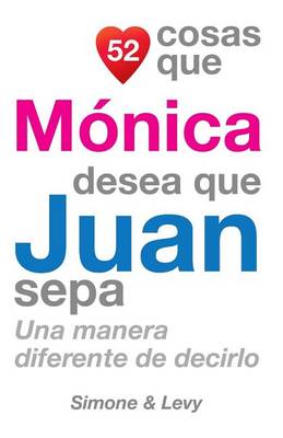 Cover of 52 Cosas Que Mónica Desea Que Juan Sepa