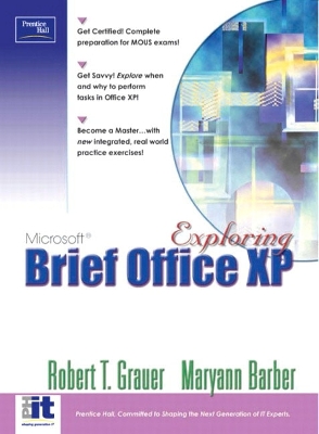 Book cover for Exploring Microsoft Office XP Professional, Brief