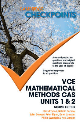 Book cover for Cambridge Checkpoints VCE Mathematical Methods CAS Units 1 and 2