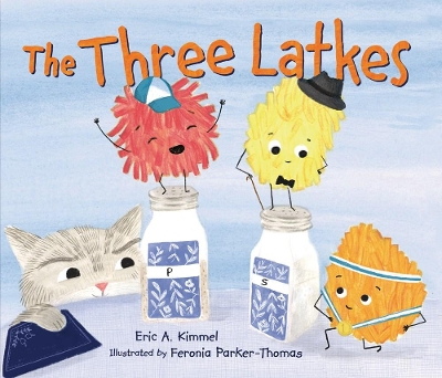 Book cover for The Three Latkes