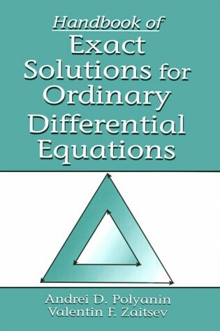 Cover of Handbook of Exact Solutions for Ordinary Differential Equations