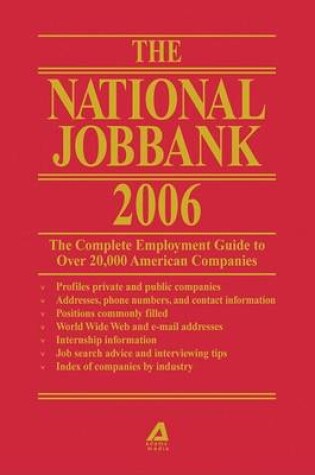 Cover of National Job Bank 2006