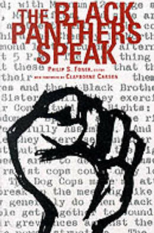 Cover of The Black Panthers Speak