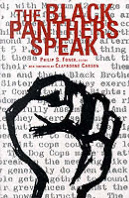 Cover of The Black Panthers Speak