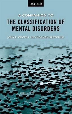 Book cover for A Companion to the Classification of Mental Disorders