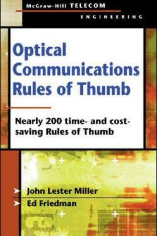 Cover of Optical Communications Rules of Thumb