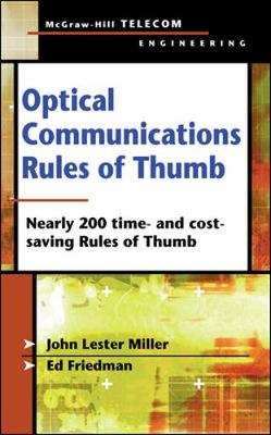 Book cover for Optical Communications Rules of Thumb