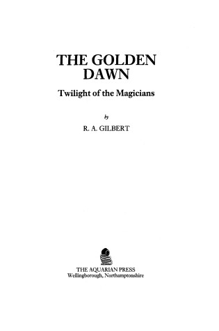 Cover of The Golden Dawn