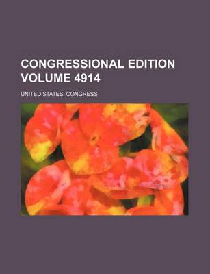 Book cover for Congressional Edition Volume 4914