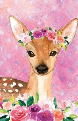 Book cover for Bullet Journal for Animal Lovers Female Deer in Flowers