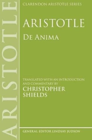 Cover of Aristotle: De Anima