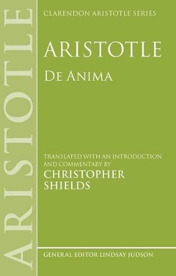 Book cover for Aristotle: De Anima