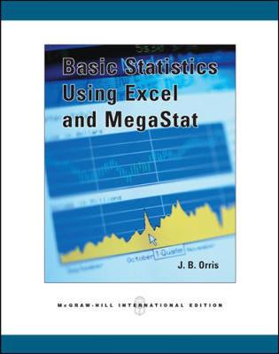 Book cover for Basic Statistics Using Excel and MegaStat w Student CD