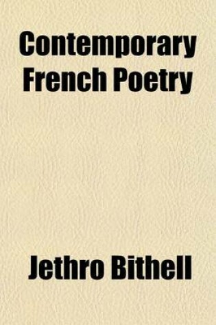 Cover of Contemporary French Poetry