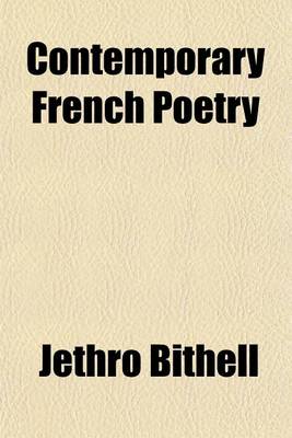 Book cover for Contemporary French Poetry